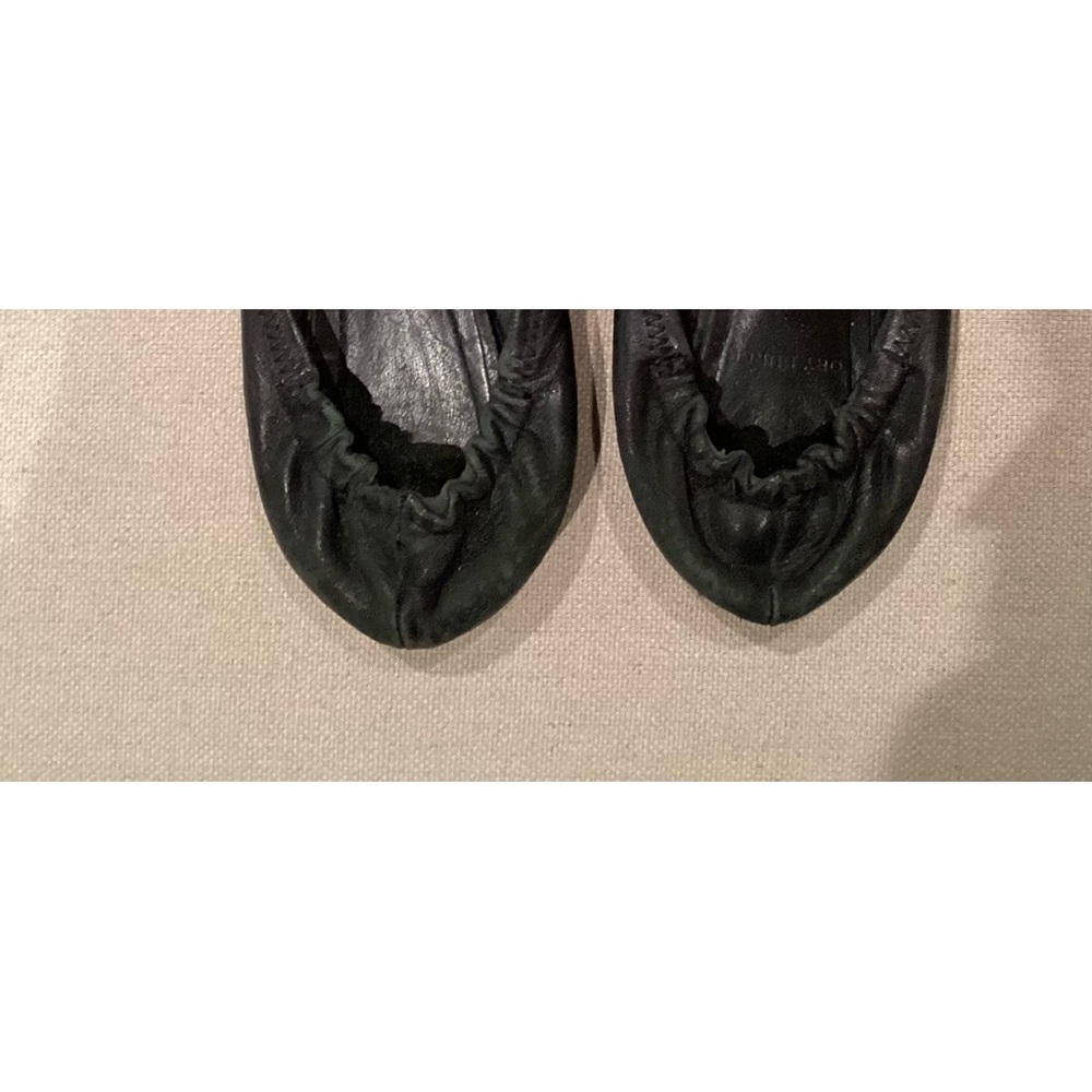 Tory Burch black flats with silver